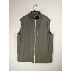 MAELREG Performance Green Full Zip Golf Vest Mens Sz 3XL Outdoor Lightweight
